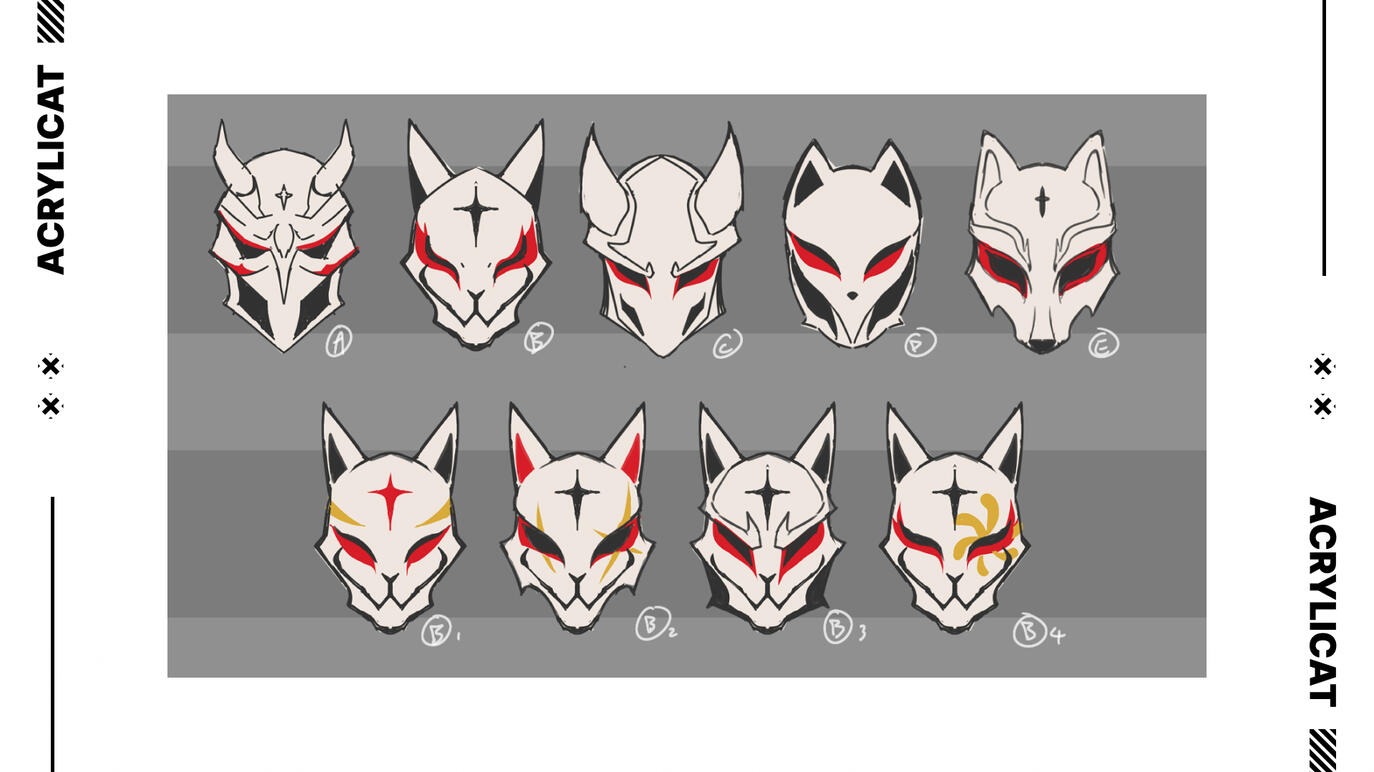 Exploring alternate mask ideas for a new generation of teams from U4RIA.